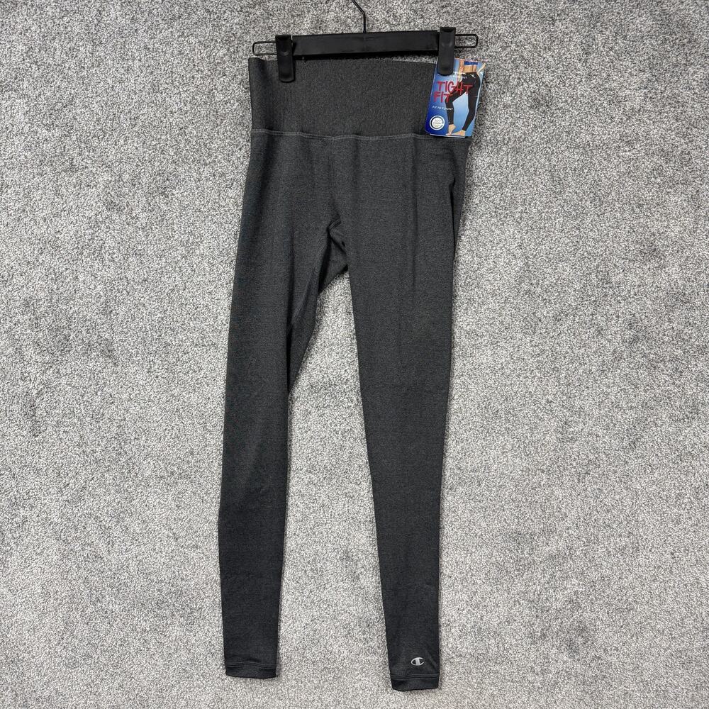 Champion Leggings Women XS 24x26 Gray Granite Heather Tight Fit Absolute Workout